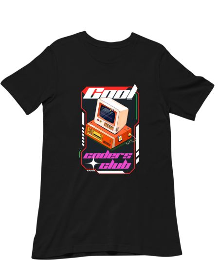 Retro Cool: Coders Club Design Regular T-Shirt