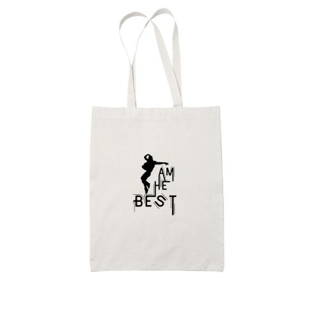 I am the Best | Him White Tote Bag