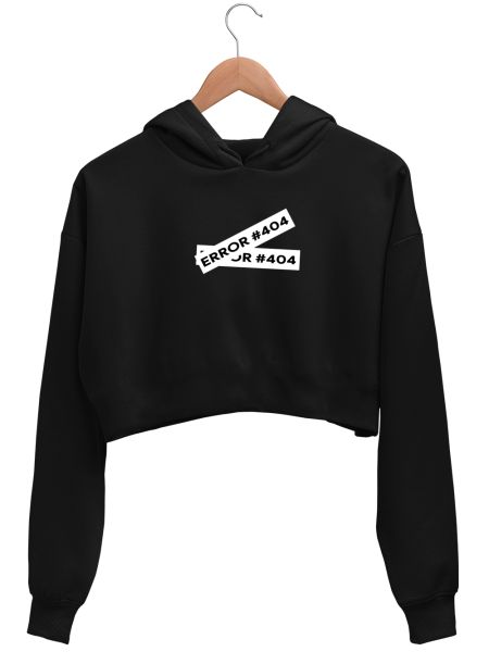 error 404 Crop Hoodie