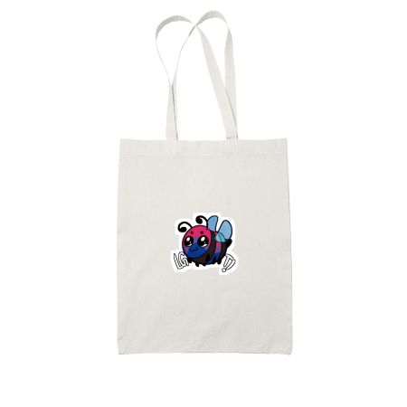 LG Bee Tee White Tote Bag