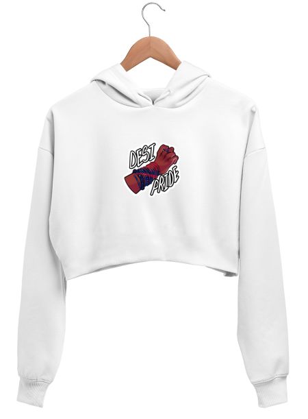 Desi Pride - Bi Crop Hoodie