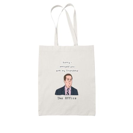 The Office- Andy White Tote Bag