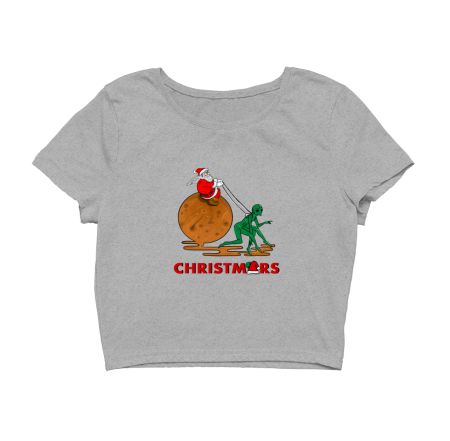 Christmars Crop Top