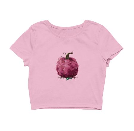 Pink Pumpkin Crop Top