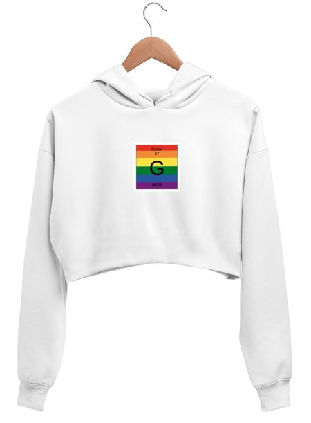 Periodic Table Pride Crop Hoodie