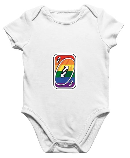 Uno Reverse Card Pride Onesie