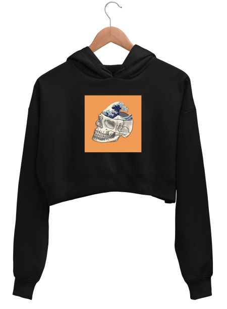 The Great wave Crop Hoodie