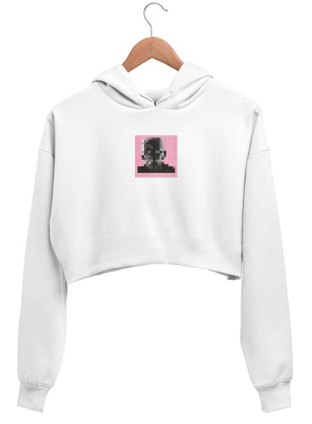 IGOR Pixel Album Cover Crop Hoodie