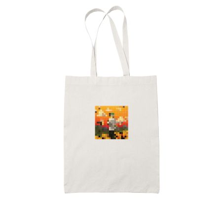 Flower Boy Pixel Album Cover White Tote Bag