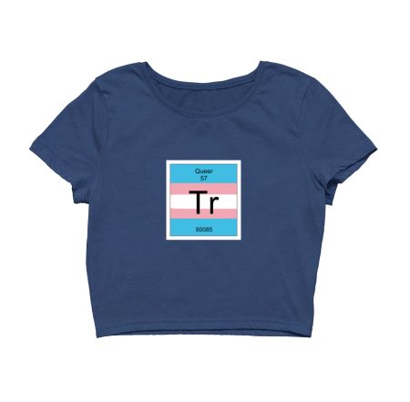 Trans Pride Periodic Table Crop Top