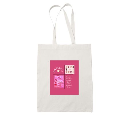 Feminist Solidarity White Tote Bag