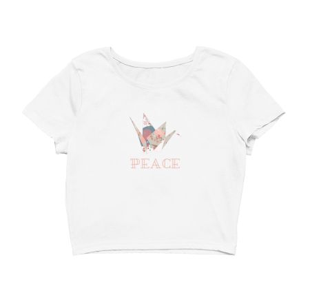 Peace of Paper Crop Top