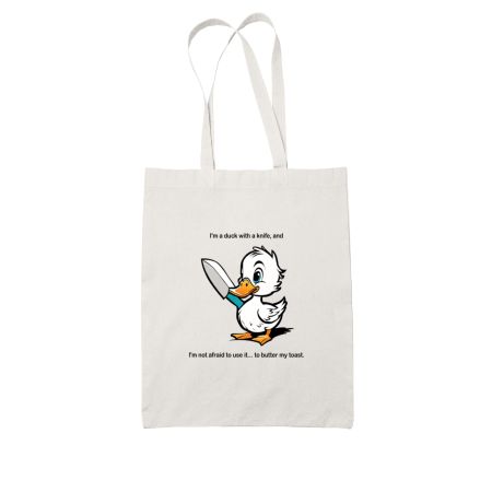 What the Duck !! White Tote Bag