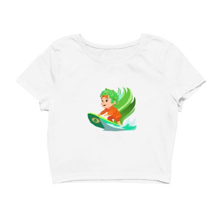 Prince Baby Surfer Crop Top