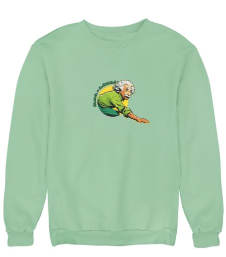 Retro Einstein Surfing Sweatshirt