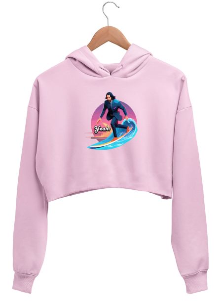 Yeah!!! - John Wick Crop Hoodie