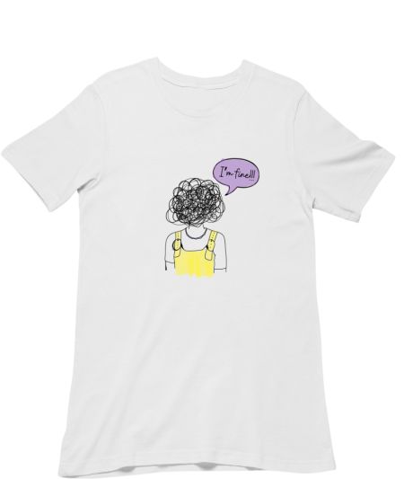 I'm Fine White Classic T-Shirt