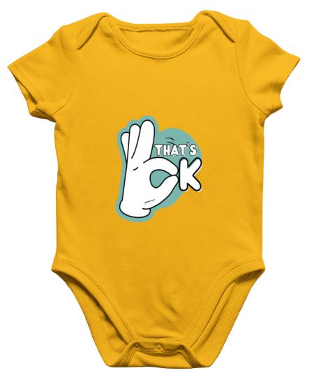 Typography that's ok Onesie