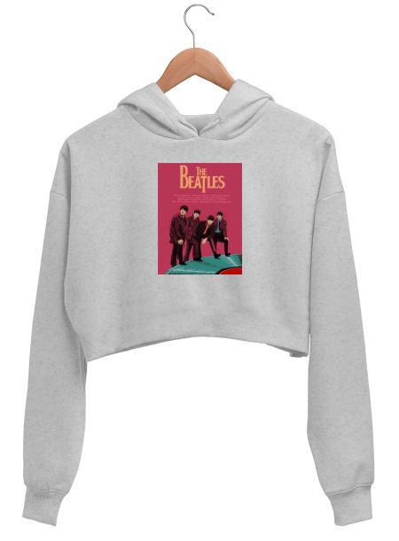 The Beatles  Crop Hoodie