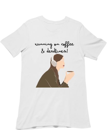 Running on Coffee & Deadline 3 Classic T-Shirt