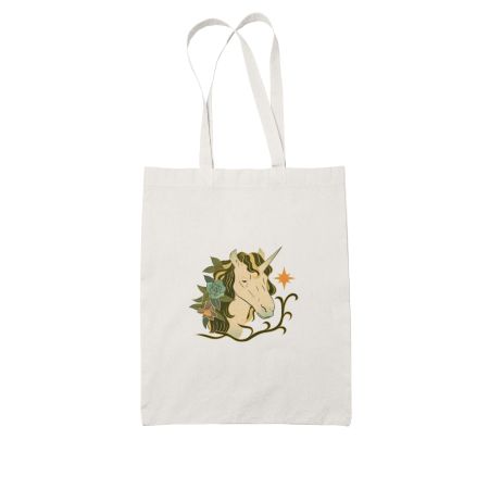 Unicorn Magik White Tote Bag