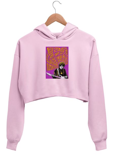 Jimi Hendrix  Crop Hoodie