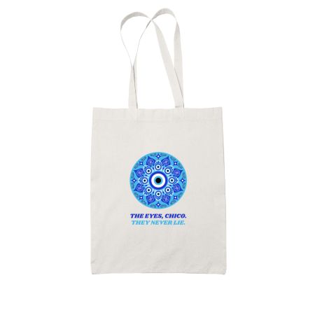 The eyes White Tote Bag