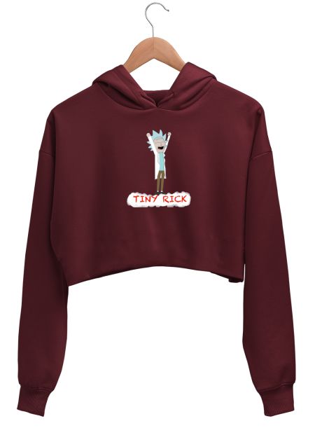 Tiny Rick Crop Hoodie