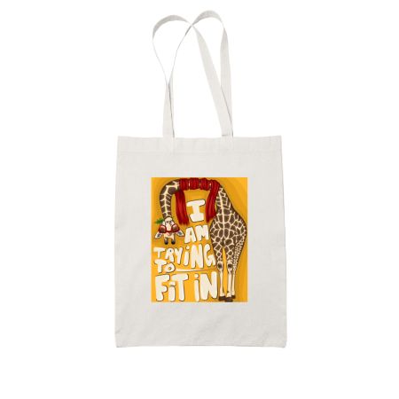 Trying to fit in. Tote Bag