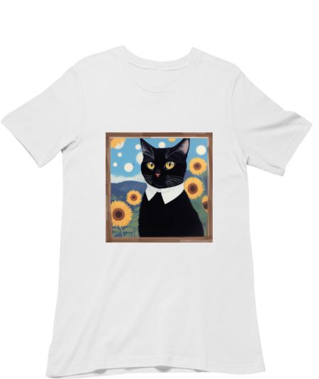 Van Gogh cat Classic T-Shirt