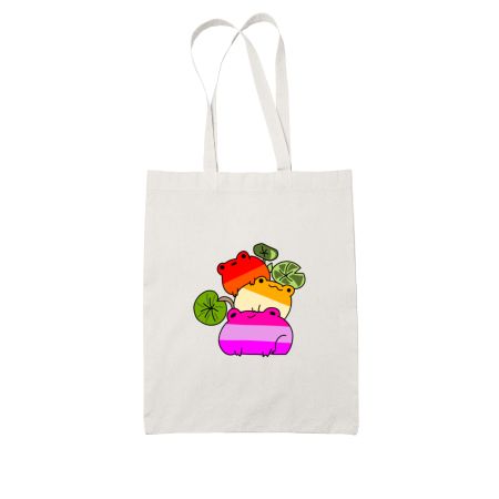 Lesbian pride White Tote Bag