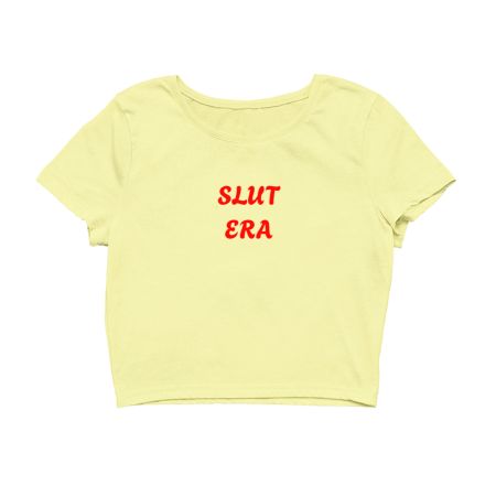 Slut era Crop Top