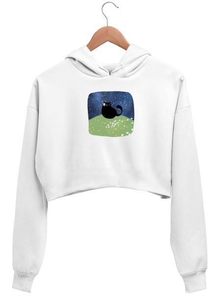 Meadow Cat Reprised Crop Hoodie