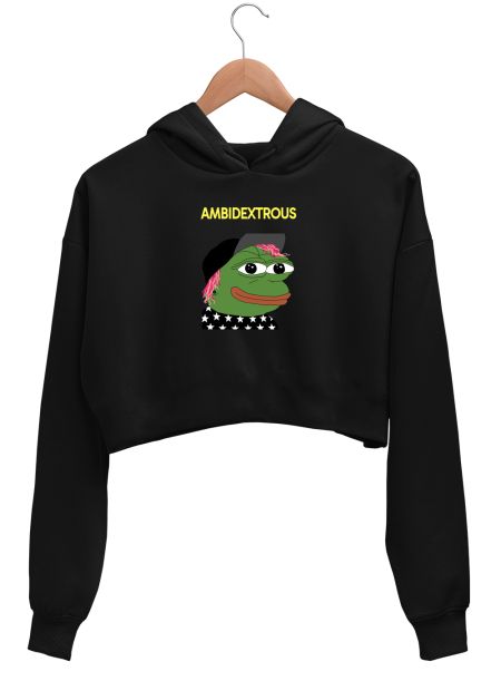 Ambidextrous Crop Hoodie