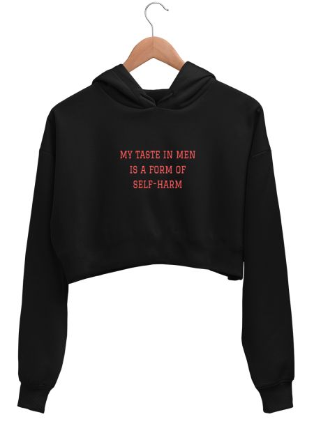 Opinions Crop Hoodie