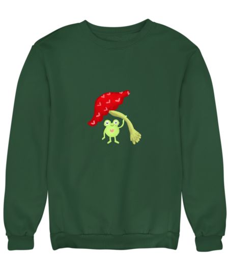 froggie with mushroombrella  Sweatshirt