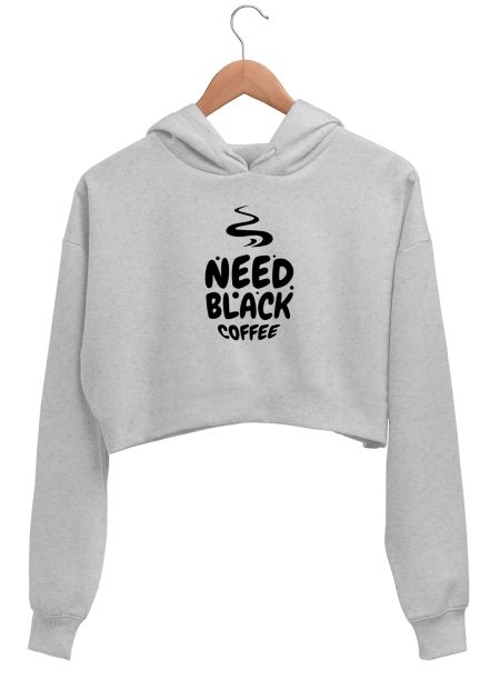 Caffeine Coziness Crop Hoodie