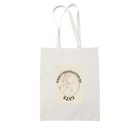 Cats White Tote Bag