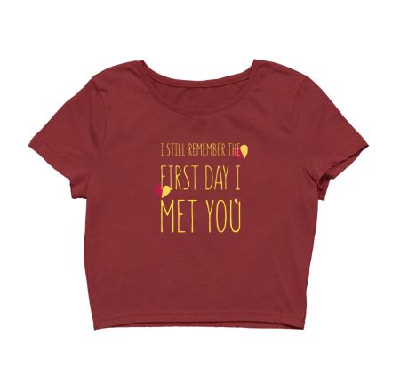 love quote Crop Top