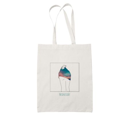 Sky White Tote Bag