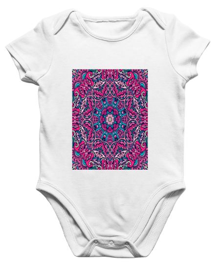 Mandala Three Onesie