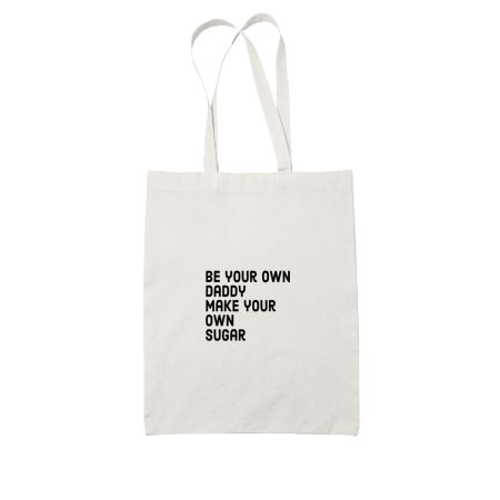 sugar daddy tote White Tote Bag