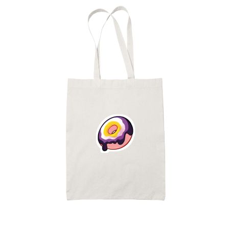 Donut NB Pride White Tote Bag