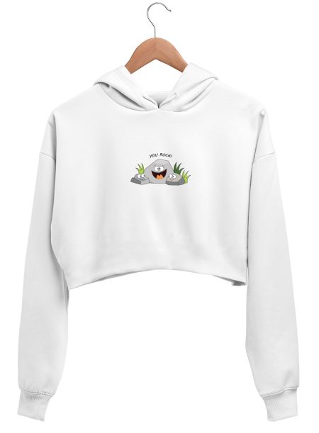 You Rock Crop Hoodie