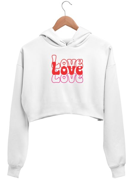 Forever Love Crop Hoodie