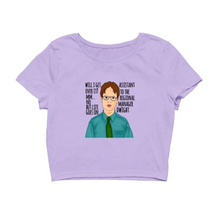 Dwight manager Crop Top