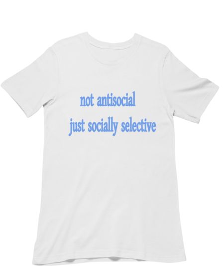 not antisocial trendy tshirt Classic T-Shirt