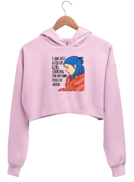 Eternal sunshine clementine Crop Hoodie