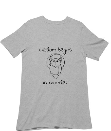 The Owl - Wisdom (Black owl) Classic T-Shirt