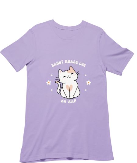 Bahut Khaas Log - Cute Cat Regular T-Shirt